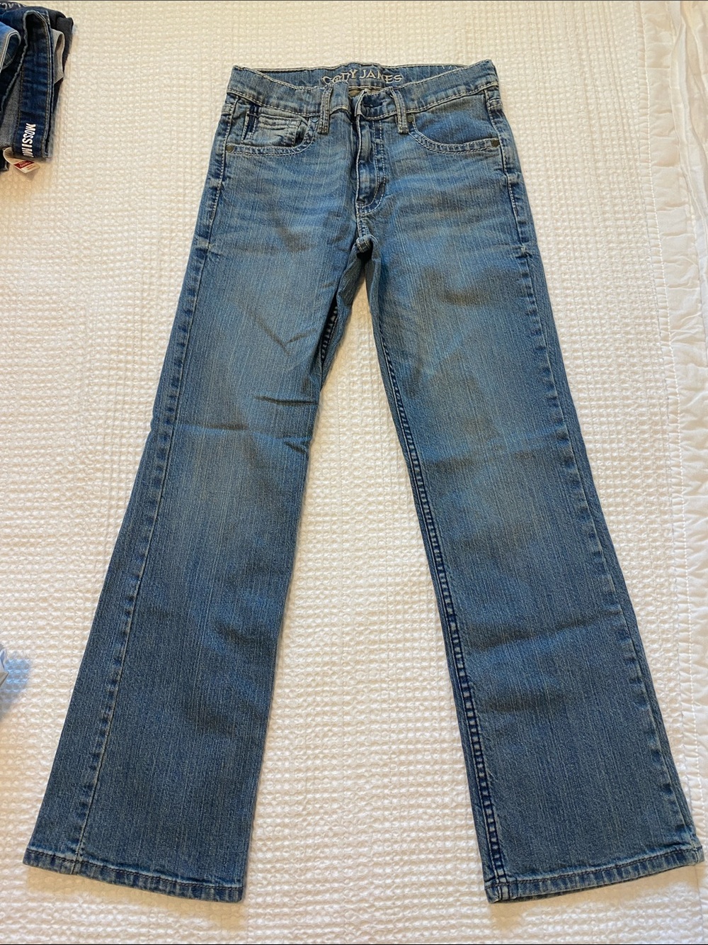 Cody James boys Blue Bootcut Jeans - Classic Casual Denim